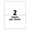 Avery Dennison 5-1/2" x 8-1/2" White Shipping Labels, Pk250 7278295930 - alternate 8